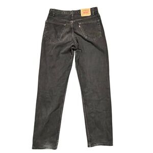 90s VTG Levi's‎ 550 Relaxed Fit Jeans Mens W33 L34 Black USA Denim Pants Grunge